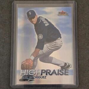 2000 Fleer Mystique High Praise #3 Alex Rodriguez Baseball Card